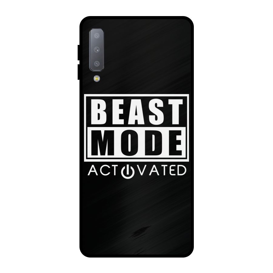 Beast Mode Activated Metal Back Case for Galaxy A7 (2018)