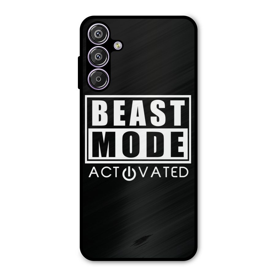 Beast Mode Activated Metal Back Case for Galaxy M15