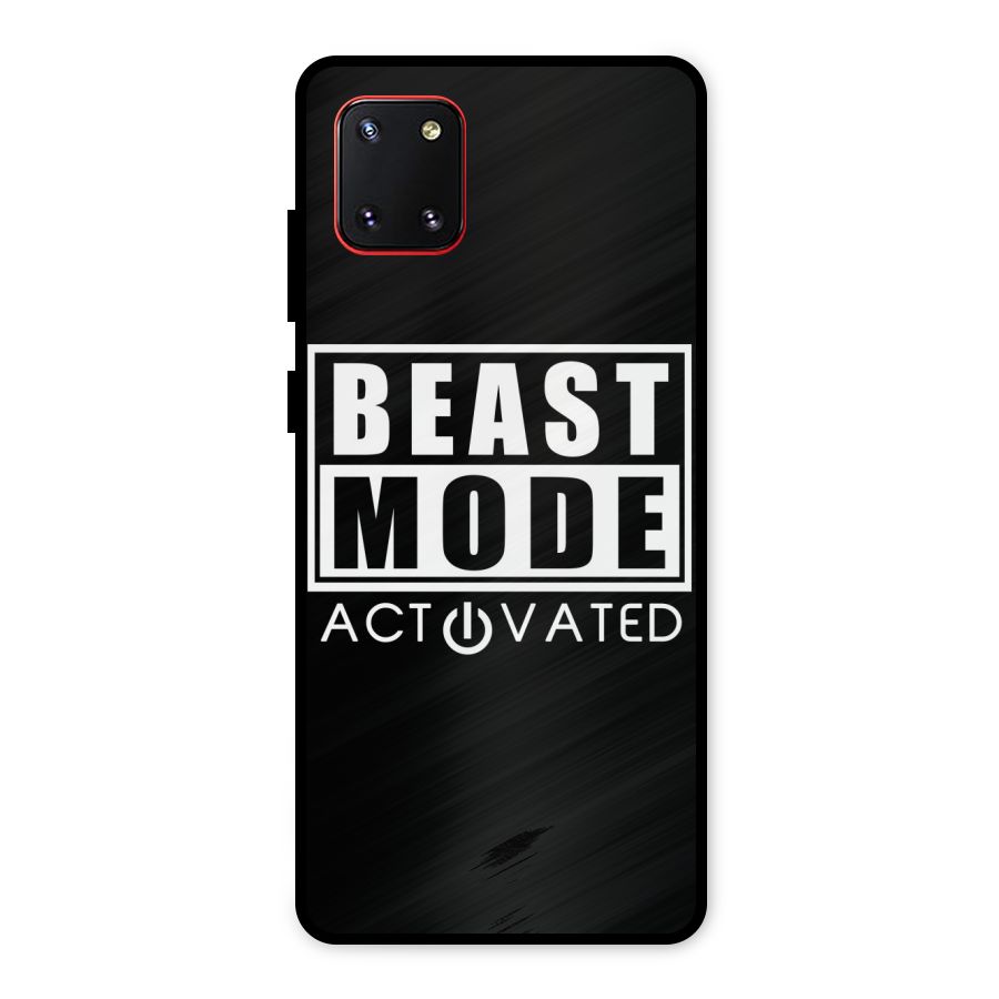 Beast Mode Activated Metal Back Case for Galaxy Note 10 Lite