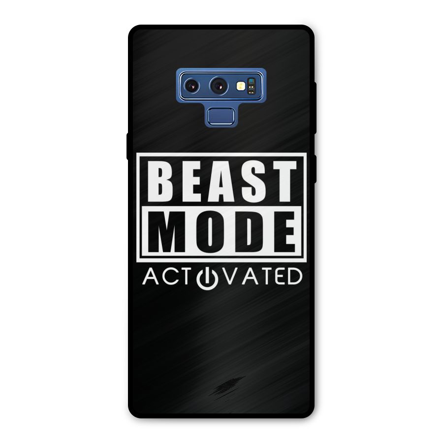 Beast Mode Activated Metal Back Case for Galaxy Note 9
