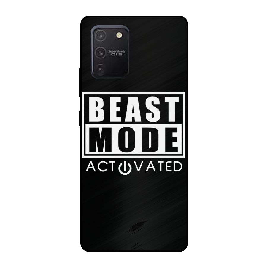 Beast Mode Activated Metal Back Case for Galaxy S10 Lite