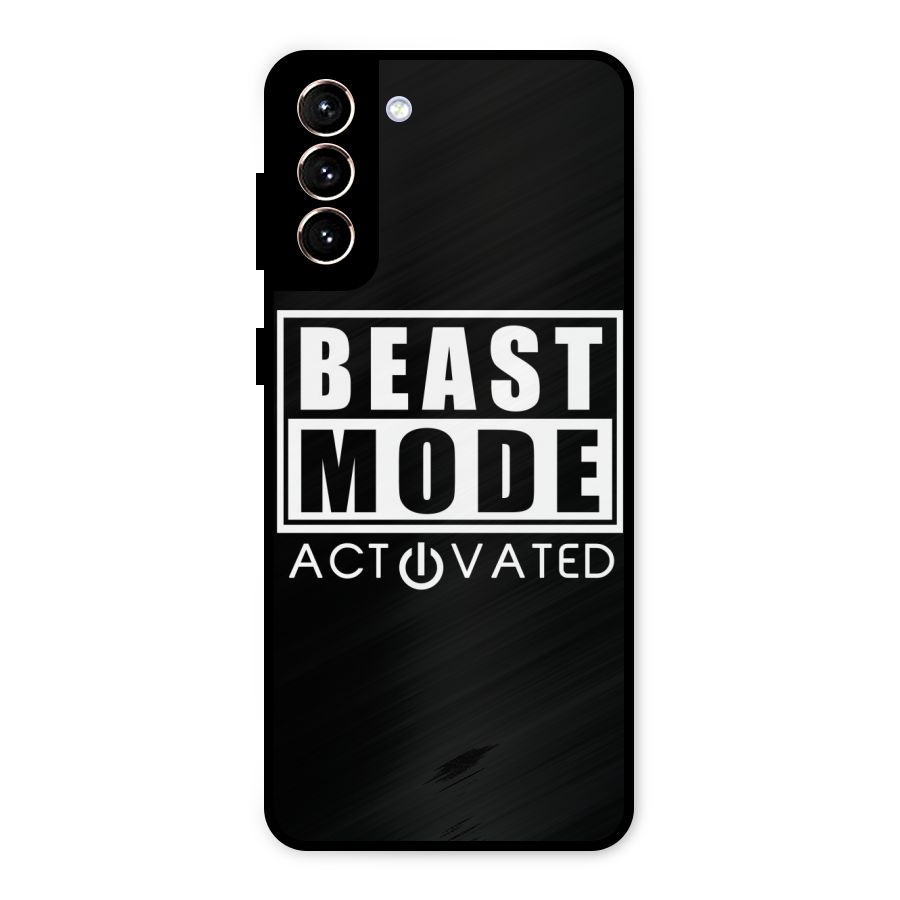 Beast Mode Activated Metal Back Case for Galaxy S21 Plus