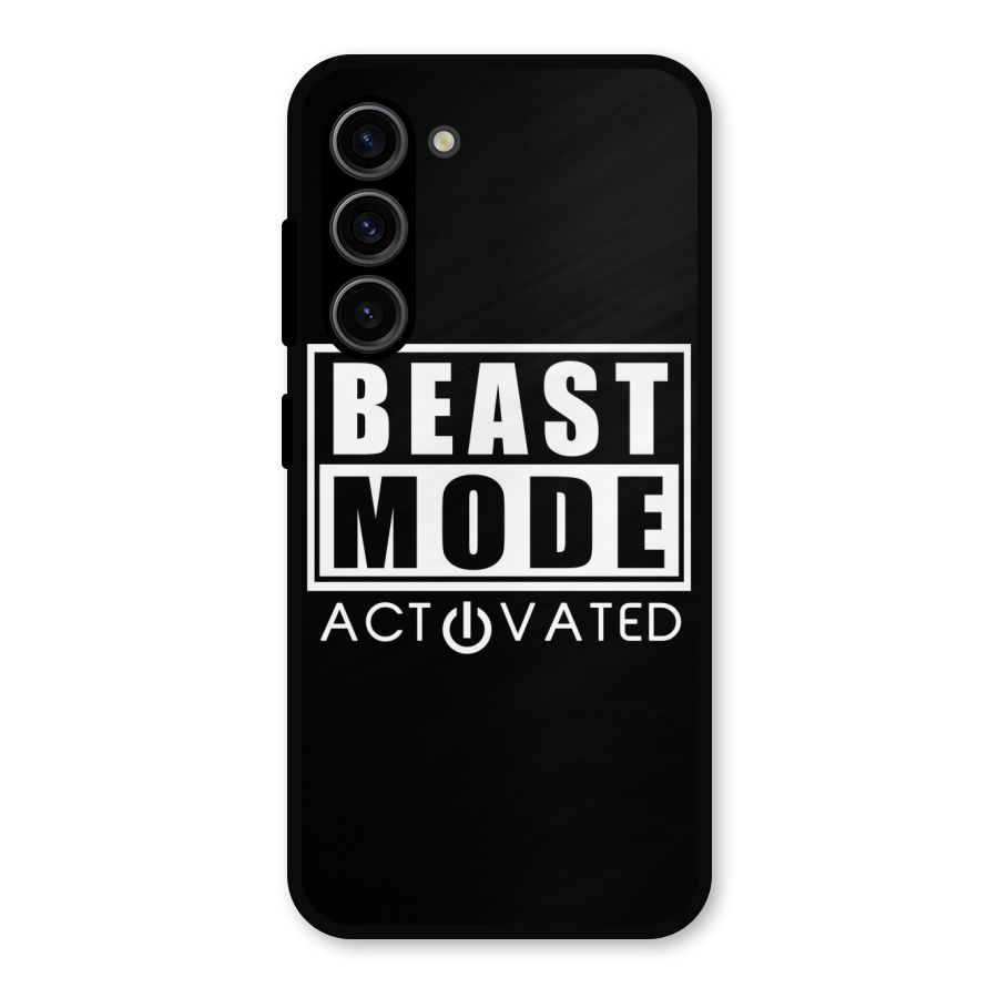 Beast Mode Activated Metal Back Case for Galaxy S23