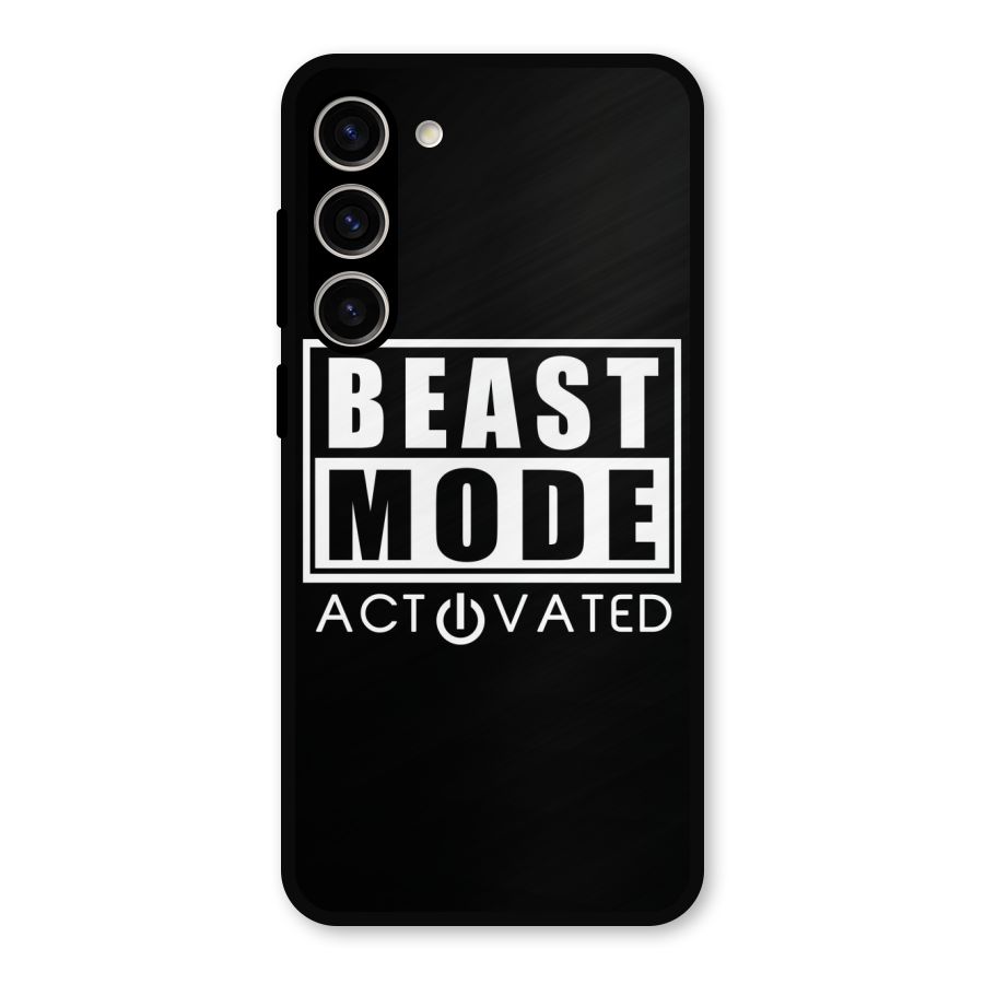 Beast Mode Activated Metal Back Case for Galaxy S23 Plus