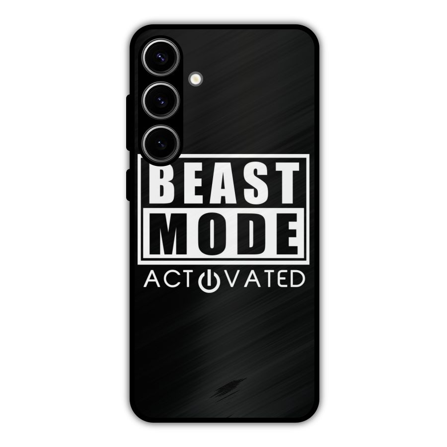 Beast Mode Activated Metal Back Case for Galaxy S24 Plus