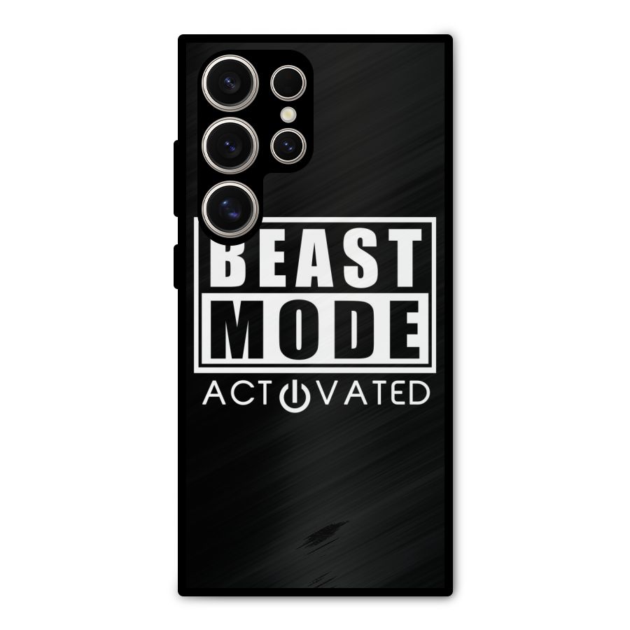 Beast Mode Activated Metal Back Case for Galaxy S24 Ultra