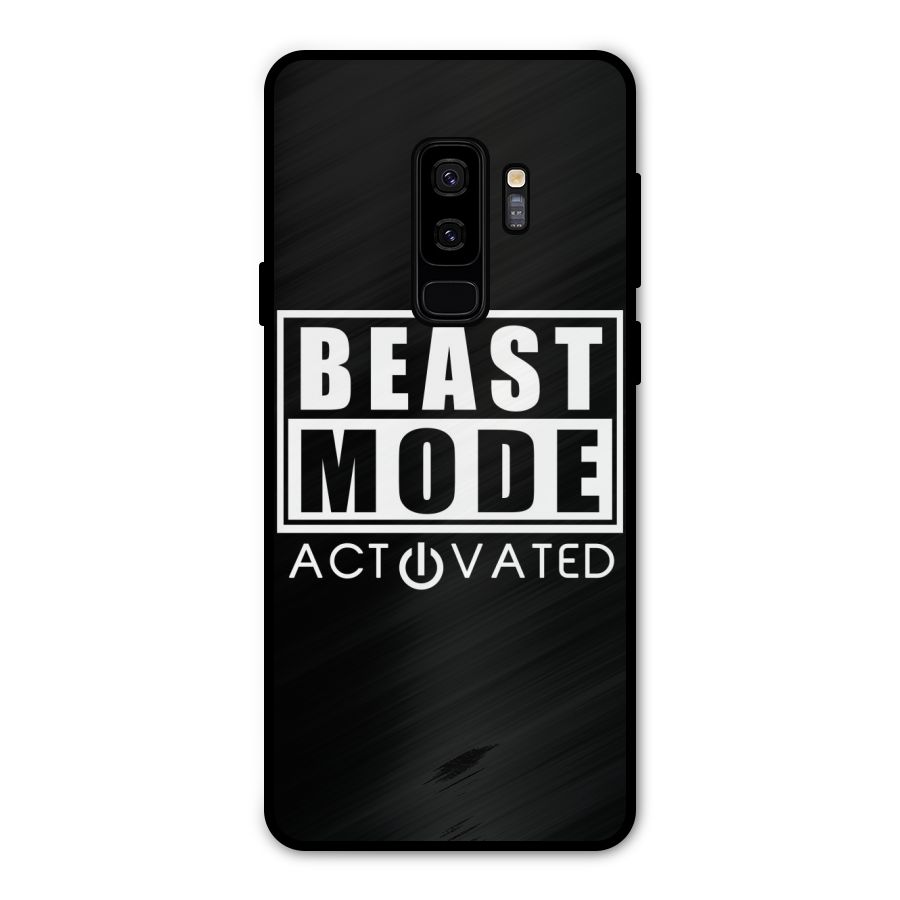 Beast Mode Activated Metal Back Case for Galaxy S9 Plus