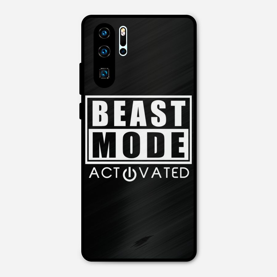 Beast Mode Activated Metal Back Case for Huawei P30 Pro