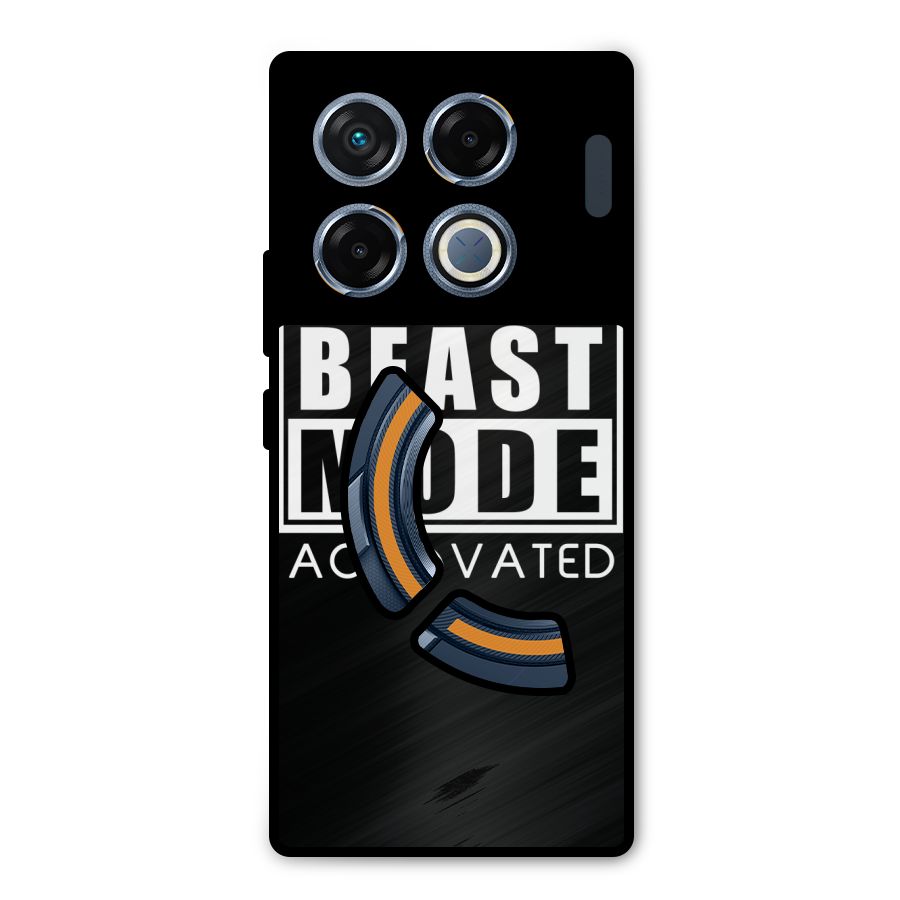 Beast Mode Activated Metal Back Case for Infinix GT 20 Pro