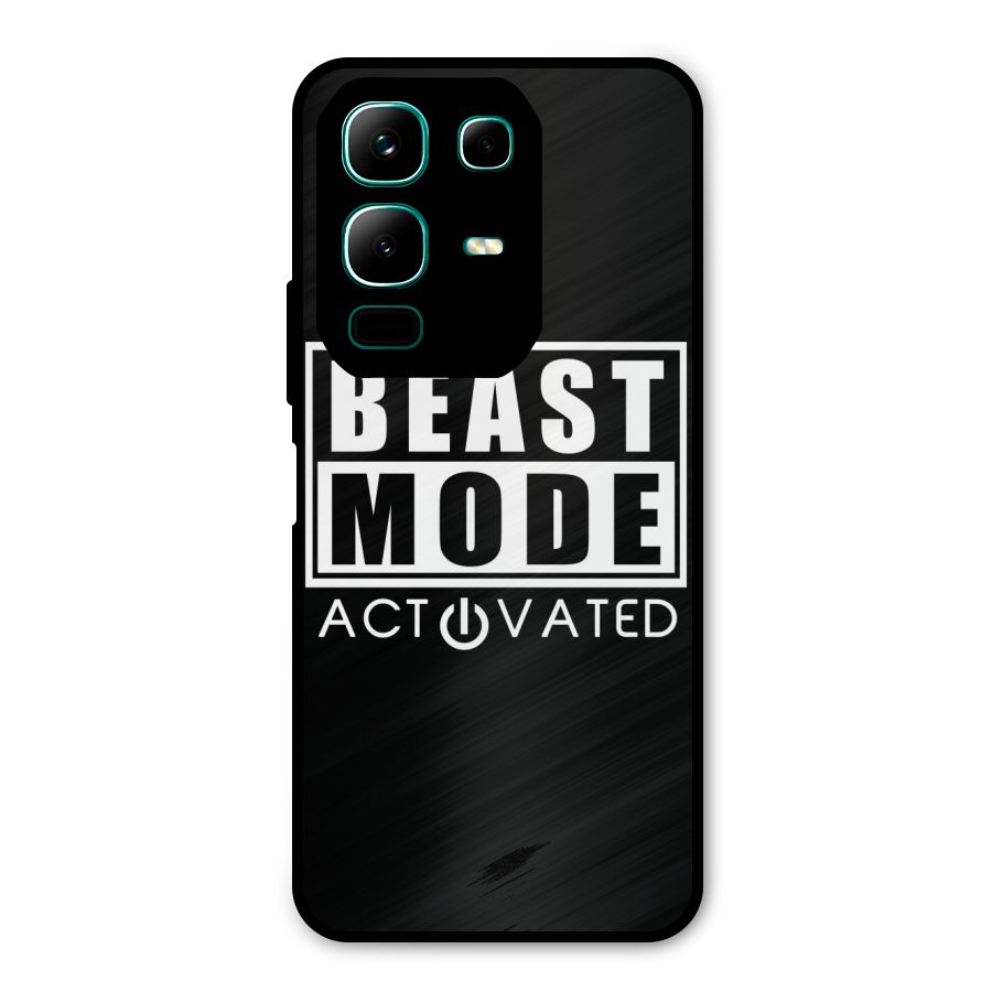 Beast Mode Activated Metal Back Case for Infinix Note 50x