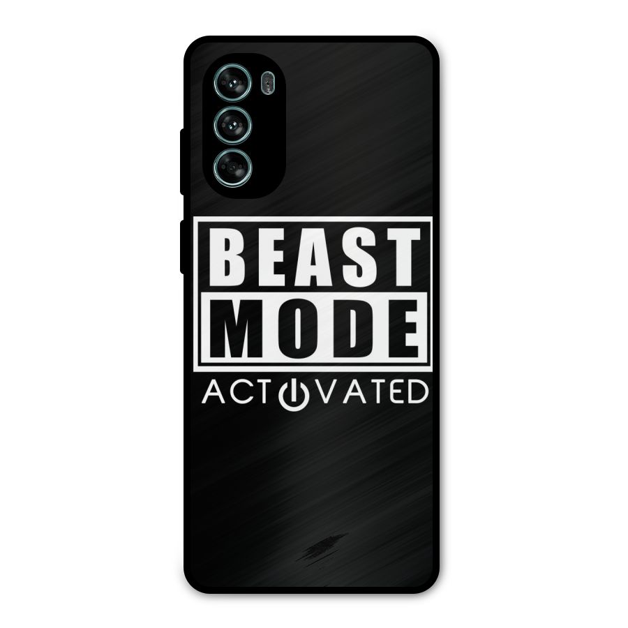Beast Mode Activated Metal Back Case for Moto G62