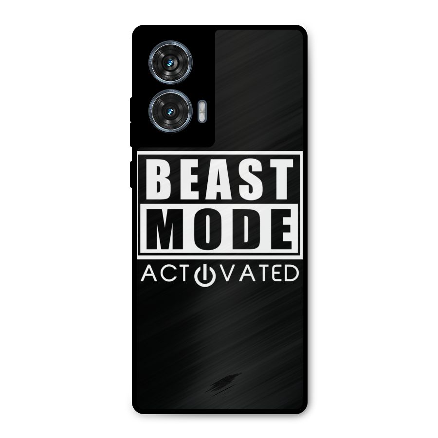Beast Mode Activated Metal Back Case for Motorola Edge 50 Fusion