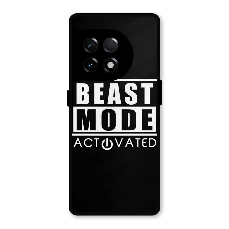 Beast Mode Activated Metal Back Case for OnePlus 11R