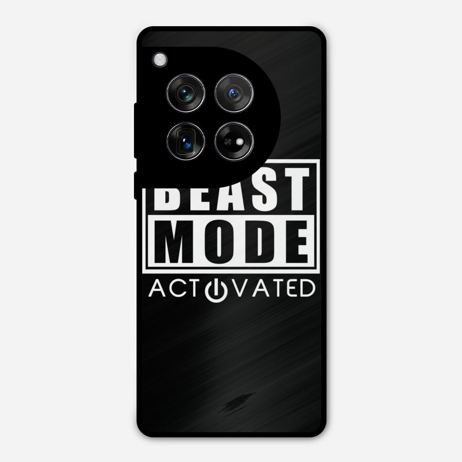 Beast Mode Activated Metal Back Case for OnePlus 12