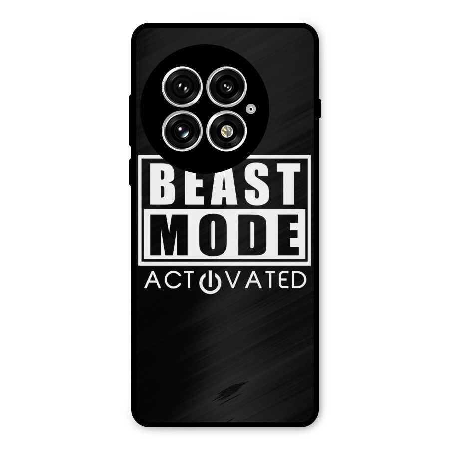 Beast Mode Activated Metal Back Case for OnePlus 13