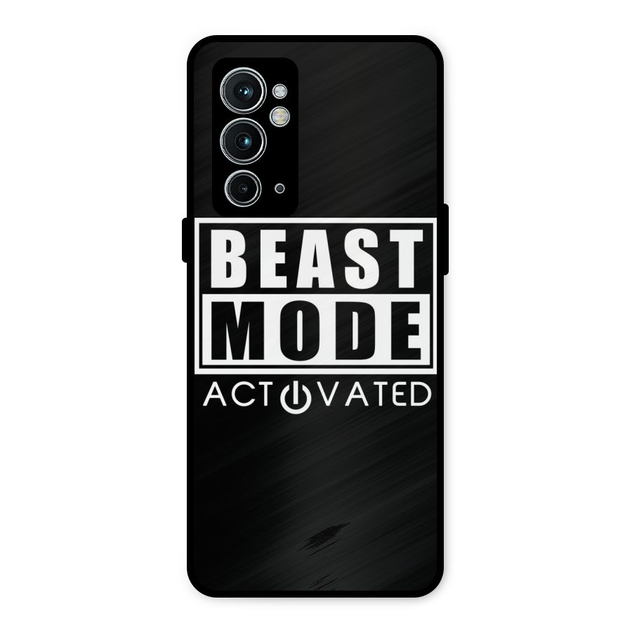 Beast Mode Activated Metal Back Case for OnePlus 9RT 5G