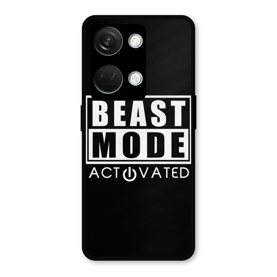Beast Mode Activated Metal Back Case for OnePlus Nord 3