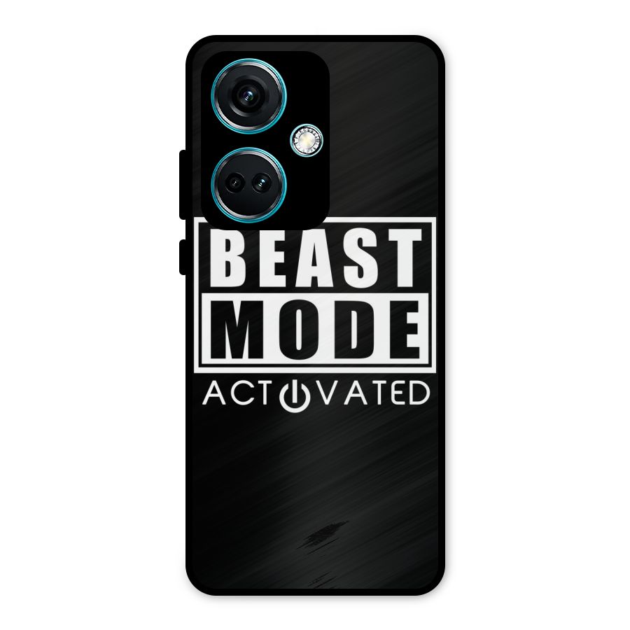 Beast Mode Activated Metal Back Case for OnePlus Nord CE 3 5G
