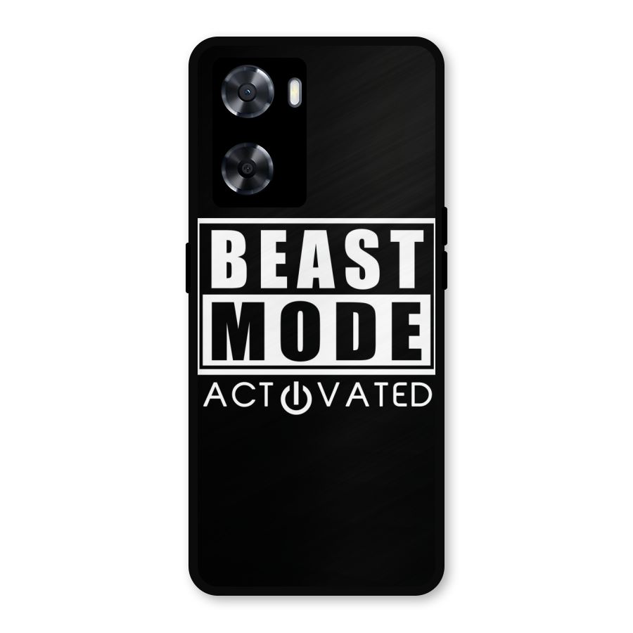 Beast Mode Activated Metal Back Case for Oppo A77