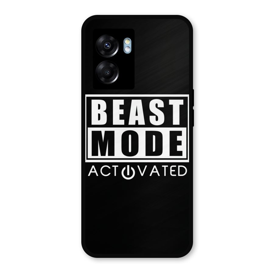 Beast Mode Activated Metal Back Case for Oppo K10 (5G)