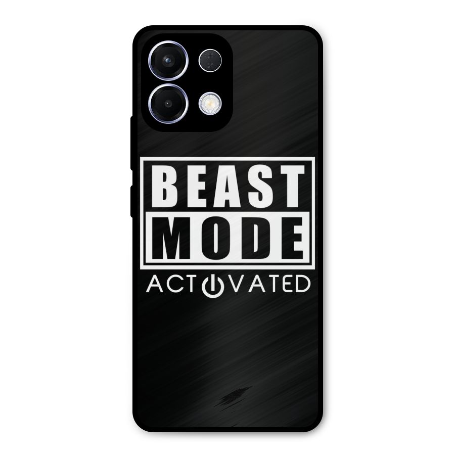Beast Mode Activated Metal Back Case for Oppo K13