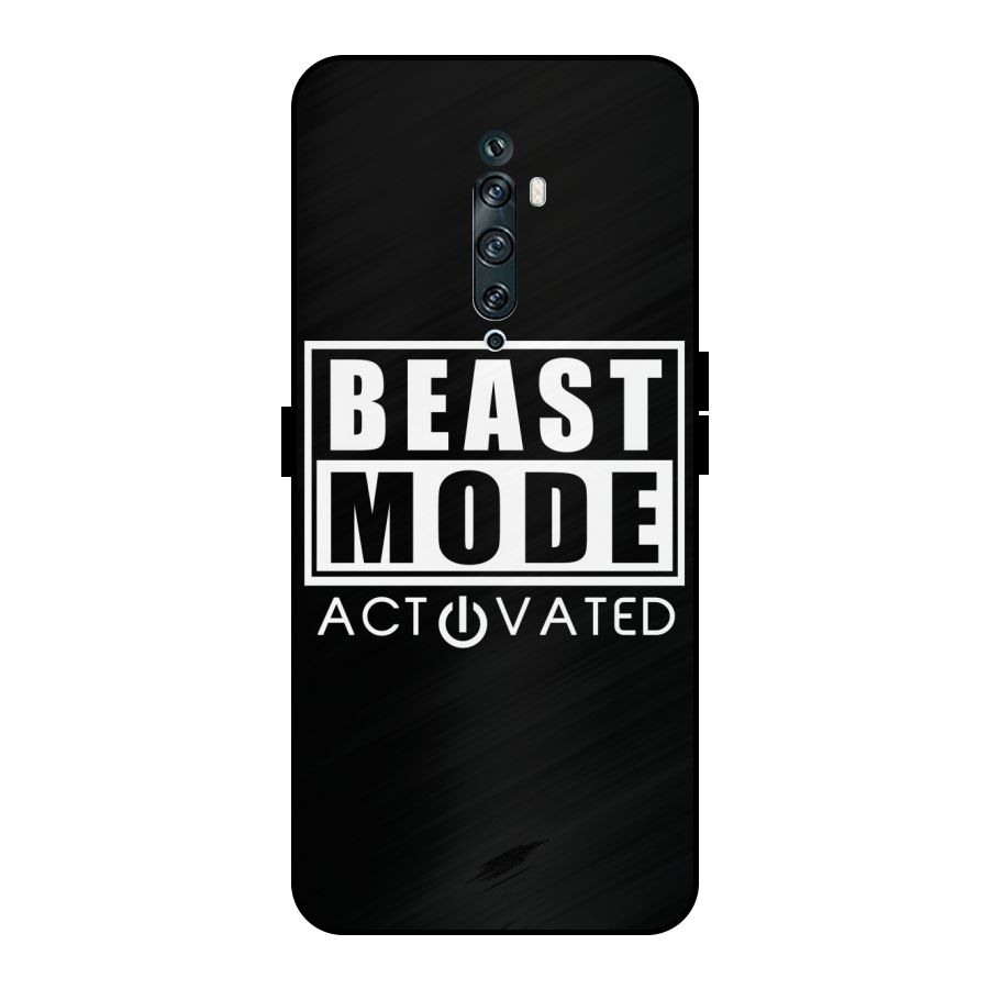 Beast Mode Activated Metal Back Case for Oppo Reno2 Z