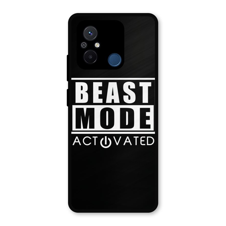 Beast Mode Activated Metal Back Case for Poco C55
