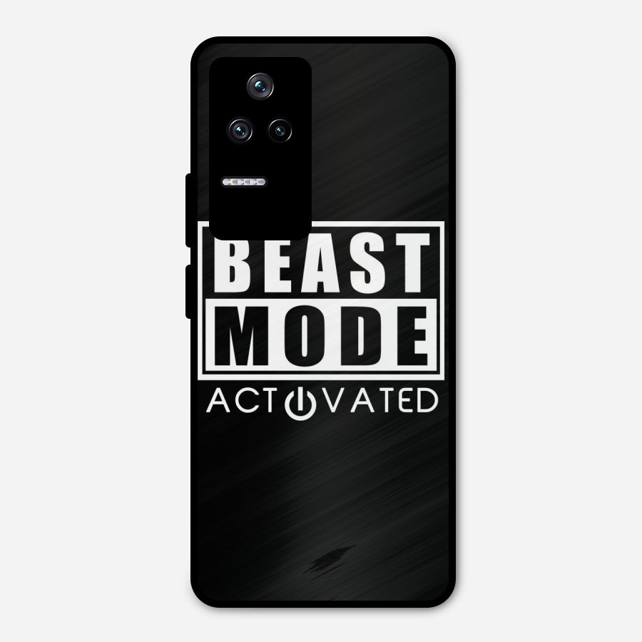Beast Mode Activated Metal Back Case for Poco F4 5G