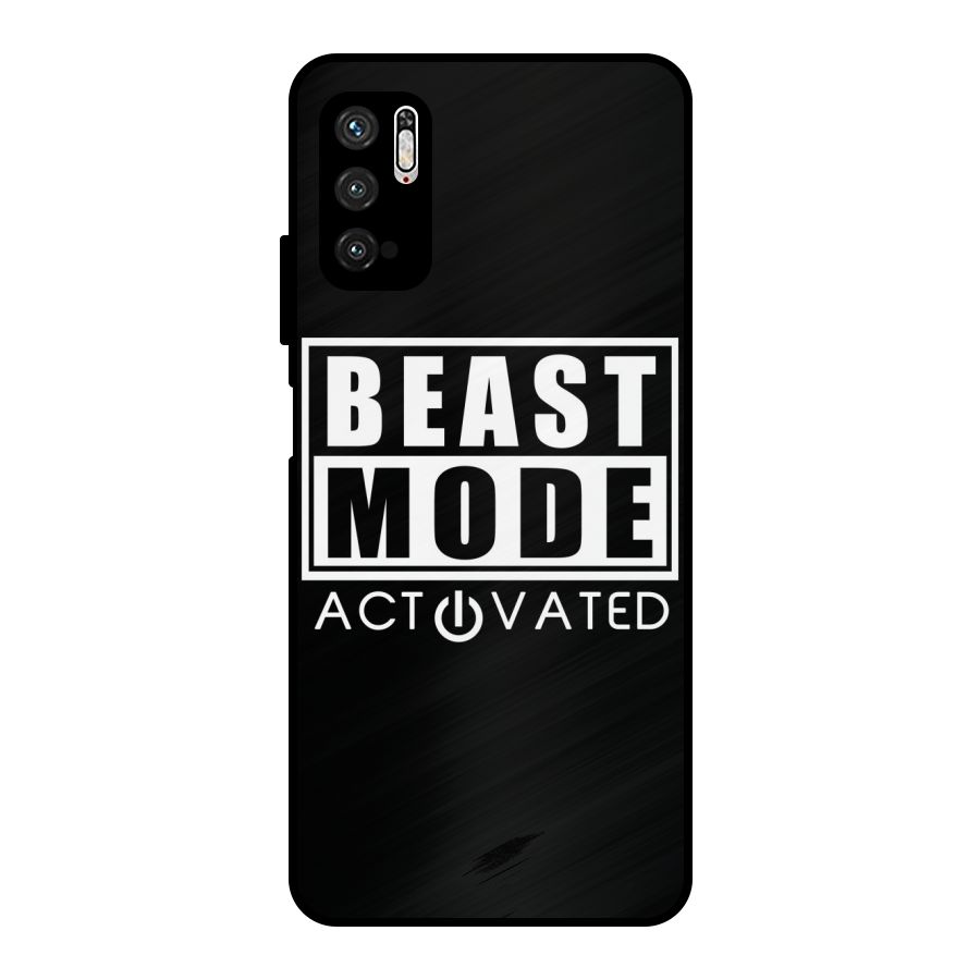 Beast Mode Activated Metal Back Case for Poco M3 Pro 5G