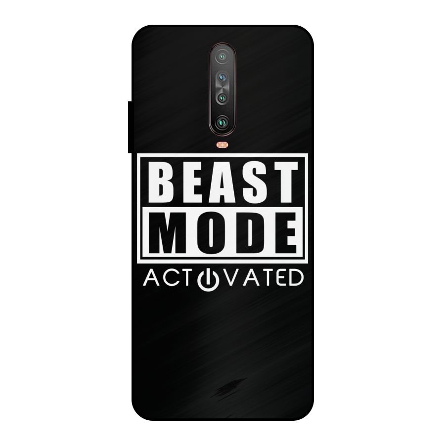 Beast Mode Activated Metal Back Case for Poco X2