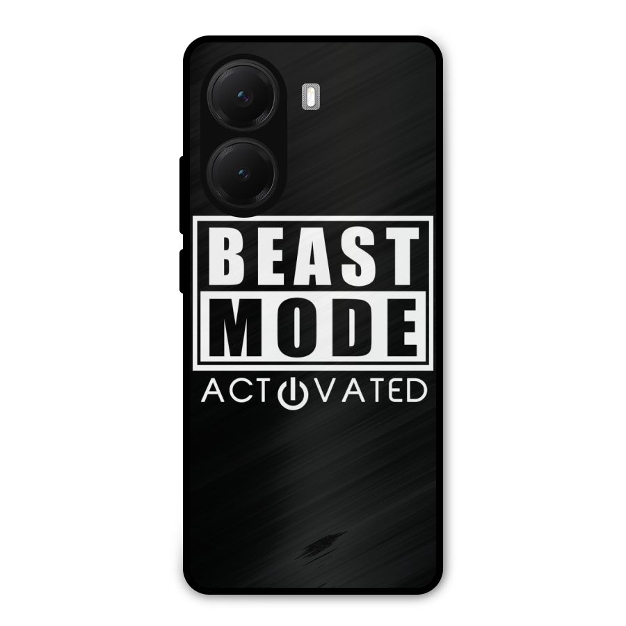 Beast Mode Activated Metal Back Case for Poco X7 Pro