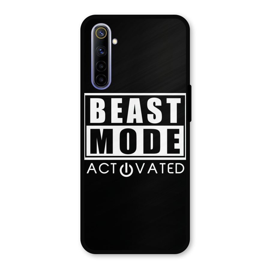 Beast Mode Activated Metal Back Case for Realme 6