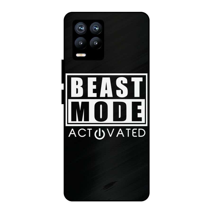 Beast Mode Activated Metal Back Case for Realme 8 Pro