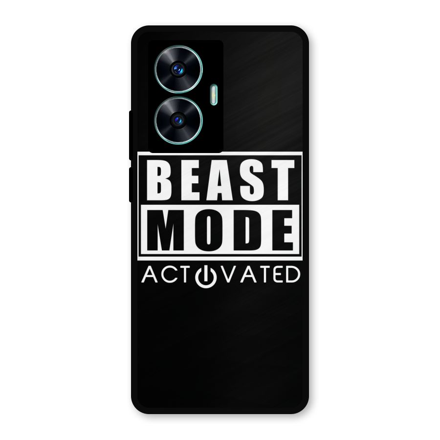 Beast Mode Activated Metal Back Case for Realme C55