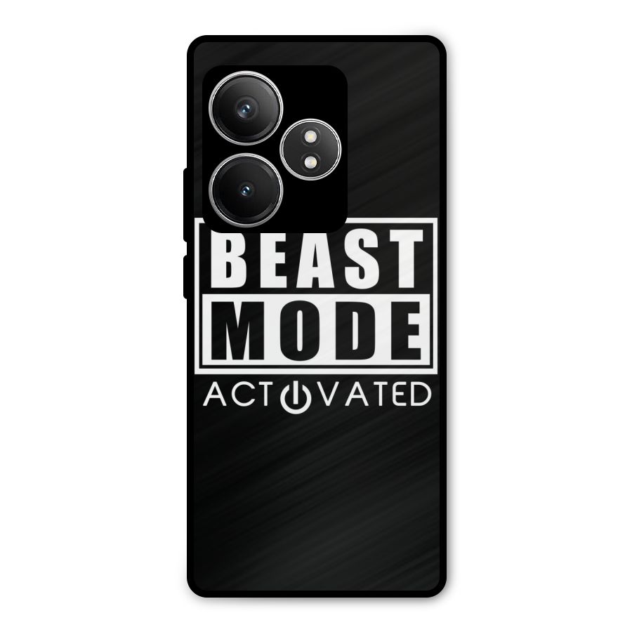 Beast Mode Activated Metal Back Case for Realme GT 6T