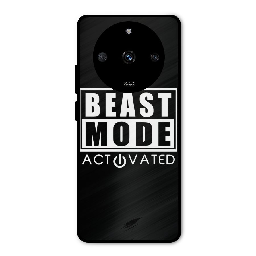 Beast Mode Activated Metal Back Case for Realme Narzo 60 5G