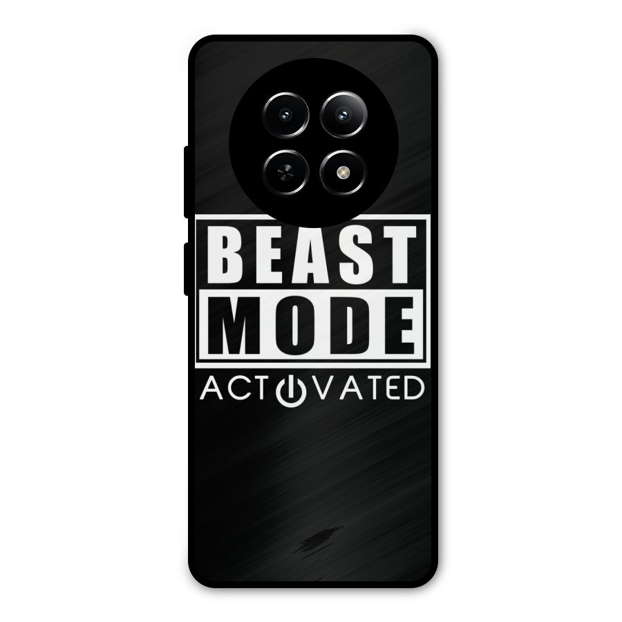 Beast Mode Activated Metal Back Case for Realme Narzo N65