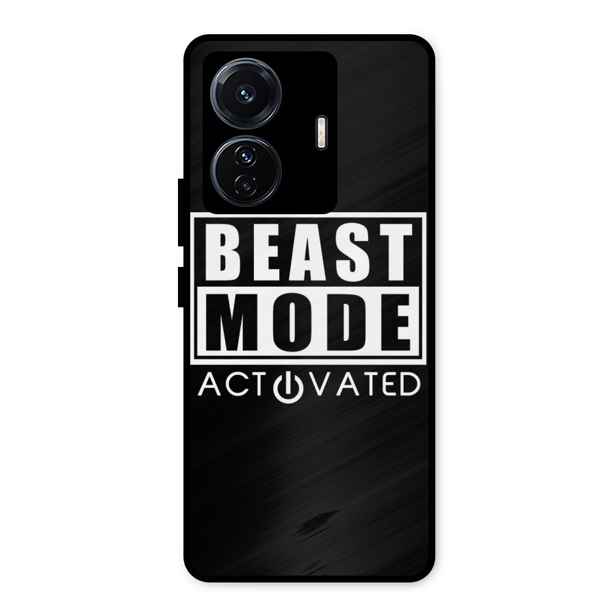 Beast Mode Activated Metal Back Case for Vivo T1 Pro