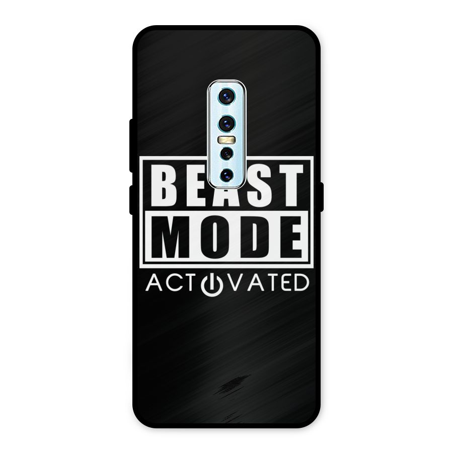 Beast Mode Activated Metal Back Case for Vivo V17 Pro