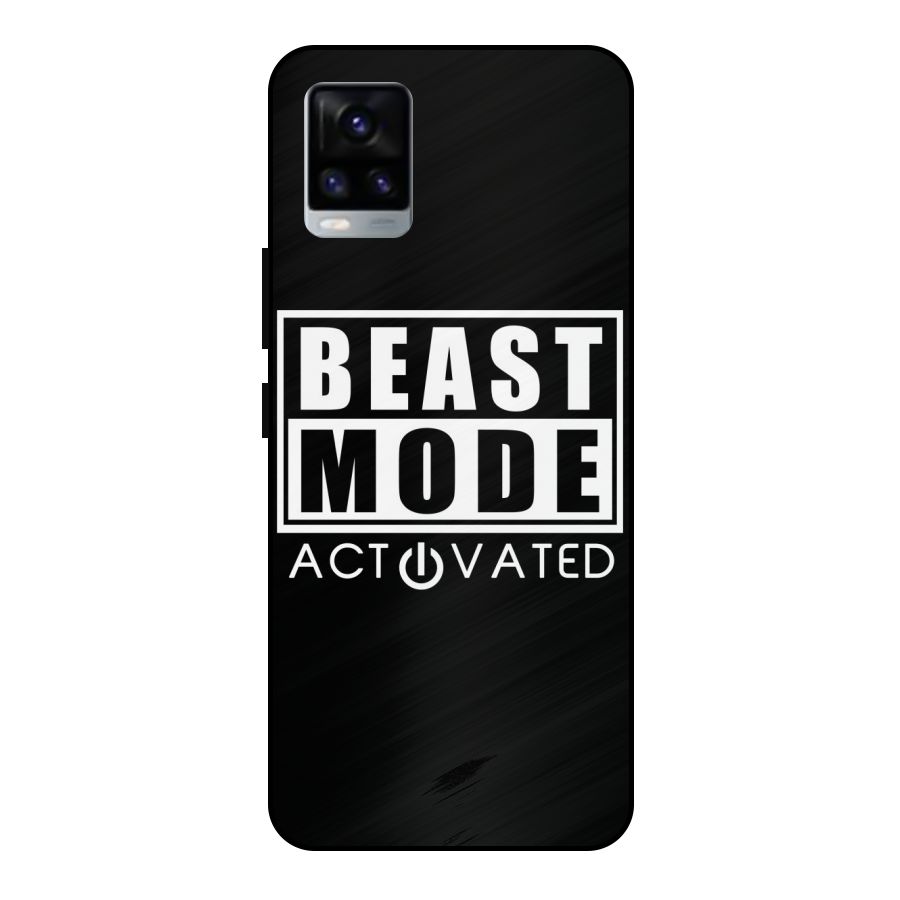 Beast Mode Activated Metal Back Case for Vivo V20 2021