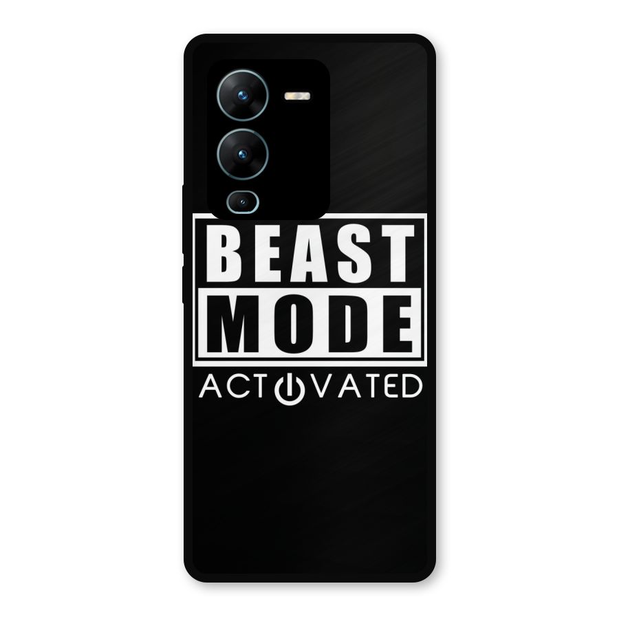 Beast Mode Activated Metal Back Case for Vivo V25 Pro