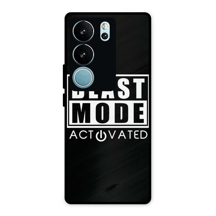 Beast Mode Activated Metal Back Case for Vivo V29 Pro