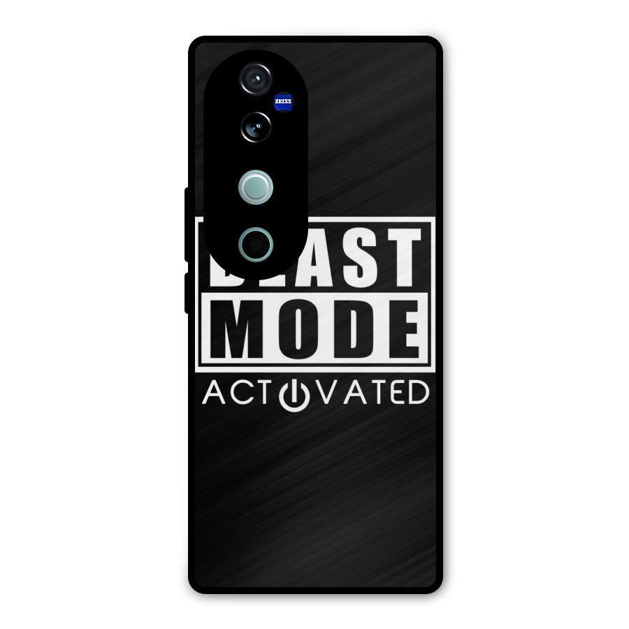 Beast Mode Activated Metal Back Case for Vivo V40