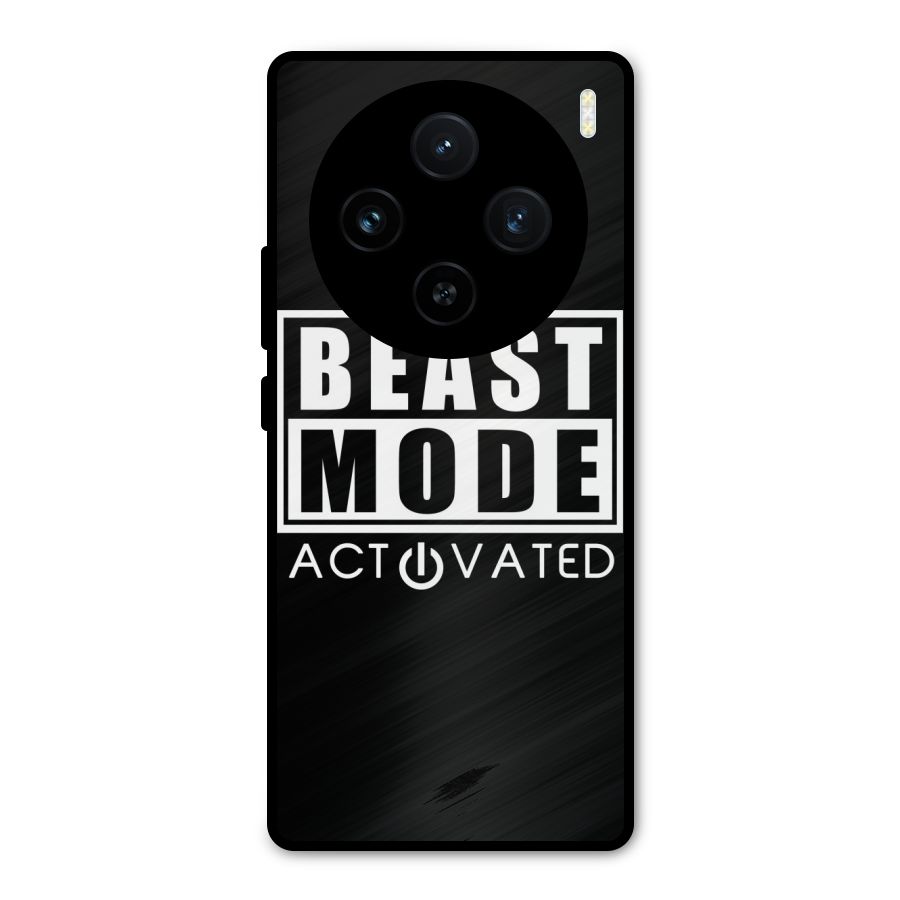 Beast Mode Activated Metal Back Case for Vivo X100