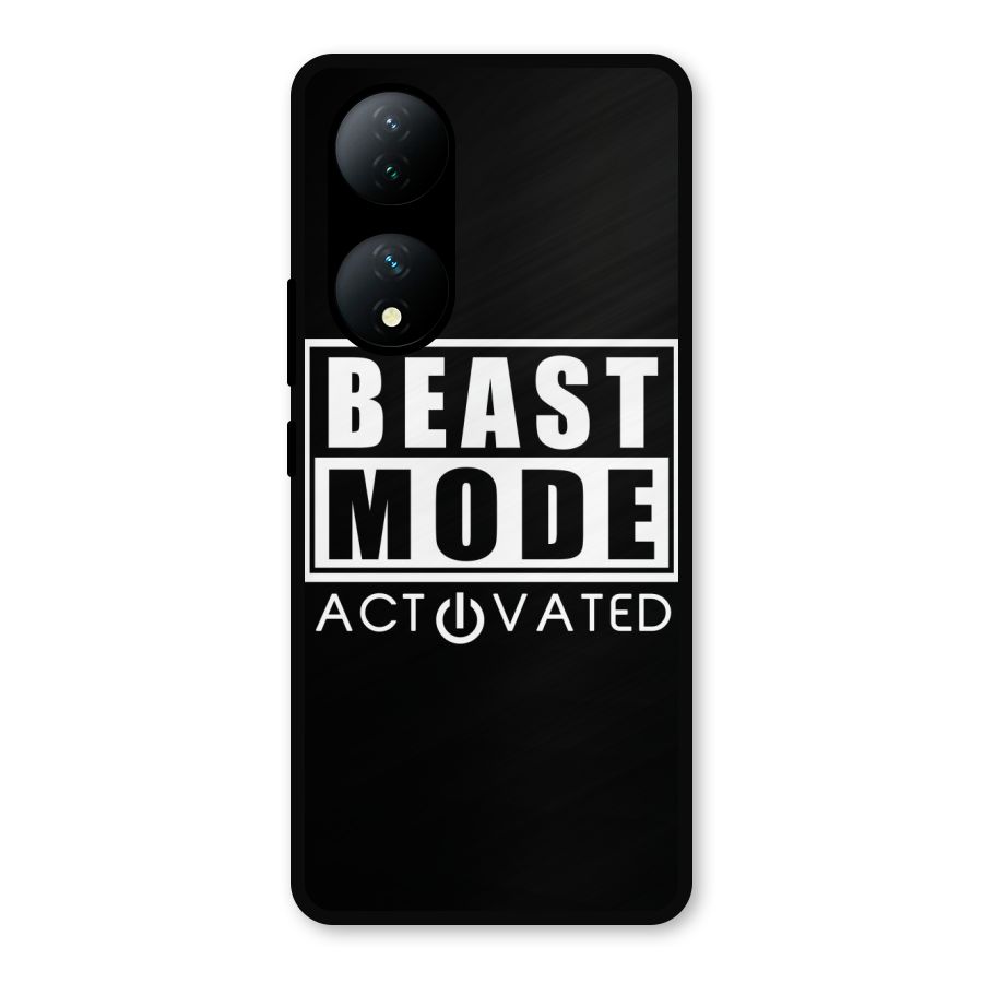 Beast Mode Activated Metal Back Case for Vivo Y100