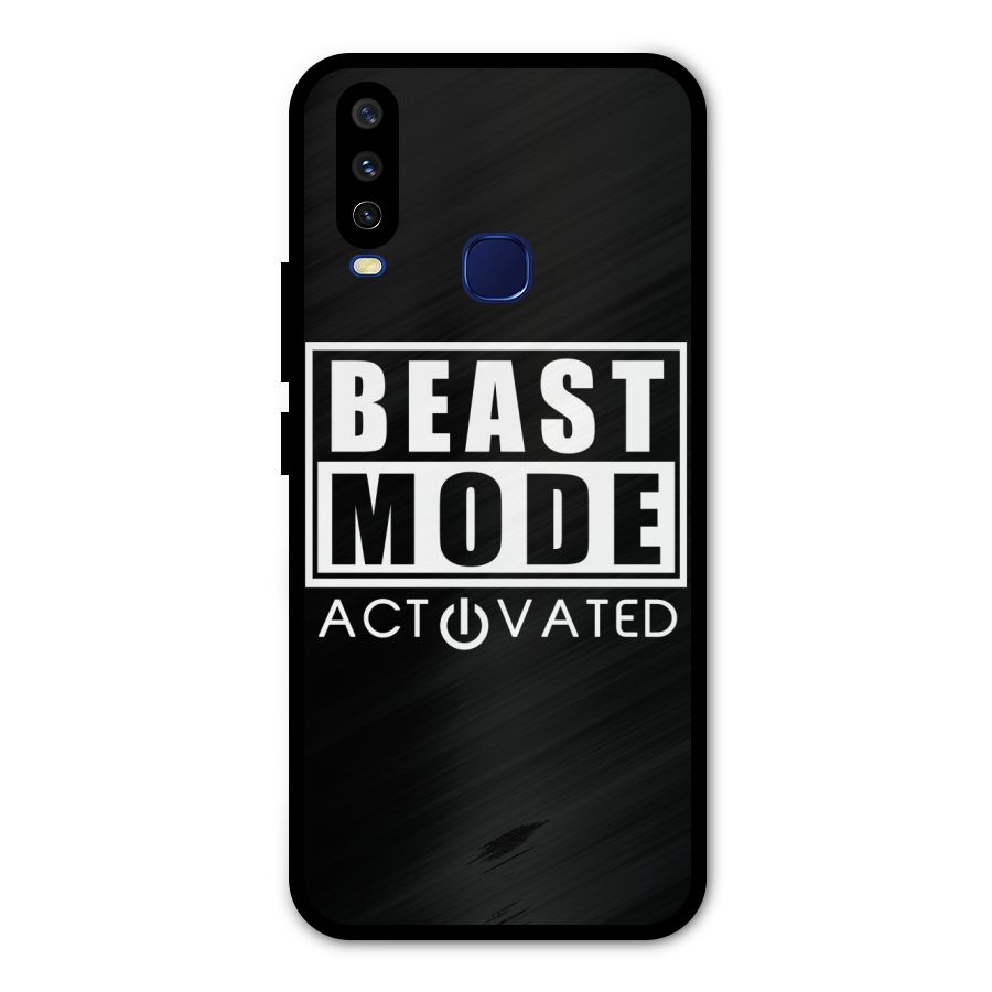 Beast Mode Activated Metal Back Case for Vivo Y12
