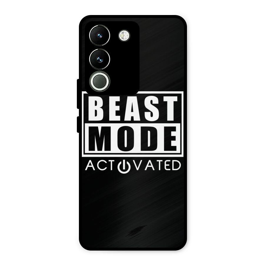 Beast Mode Activated Metal Back Case for Vivo Y200