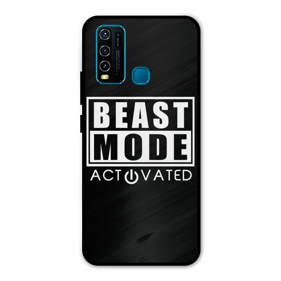 Beast Mode Activated Metal Back Case for Vivo Y50