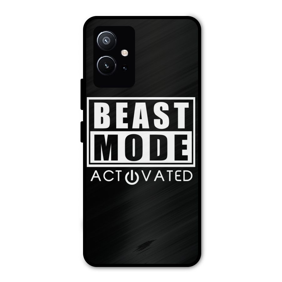 Beast Mode Activated Metal Back Case for Vivo Y75 5G