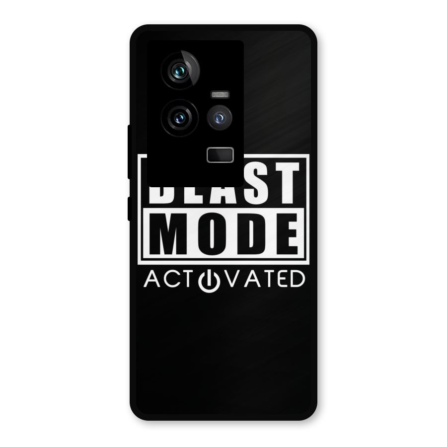 Beast Mode Activated Metal Back Case for iQOO 11 5G